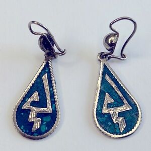 Mexican earrings silver